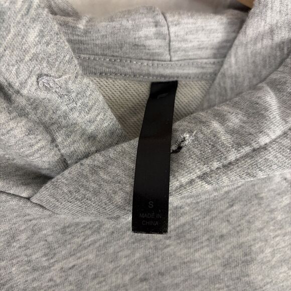 Fabletics Gray Cotton Blend Hoodie Sweatshirt Mens Size Small Workout Gym - Picture 4 of 6